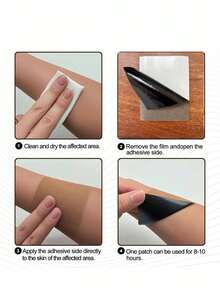 20/40/60片装天然虎标万金油贴，中草药热敷贴，持久超强效，非电动，适用于背部、膝盖、颈部、肩部、肌肉等部位。 - 查看 2