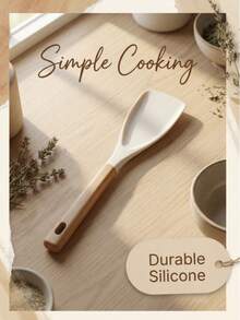 The White Silicone Kitchenware Nine-Piece Set (Including Soup Spoons, Spatulas, Pasta Spoons, Scrapers, Etc.) Is Heat-Resistant, Anti-Slip And Has A Non-Stick Coating. It Is Suitable For Operations Such As Stir-Frying, Serving, Mixing And Brushing. - Multicolor - View 16