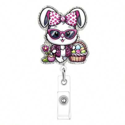 Easter And Spring Badge Reel/Bunny Badge Reel/ Nurse Badge Reel, ID Holdegr/ Gift, Easter Egg Badge Reel/ Teacher Badge Reel
