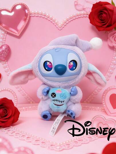 1pc Disney Stitch Series: No Matter How Tired, Gotta Eat Something! This Series Includes Plush Dolls, Blind Boxes, And Collectible Toys. Stitch Is Holding A Donut, Bubble Tea, And Pineapple Ice Cream In This Adorable Design. Suitable For Theme Party Decorations And Also A Great Gift For Friends And Christmas. Blind Boxes, Keychains, Friend Gifts, And Blind Bags. Colors And Styles Are Random.