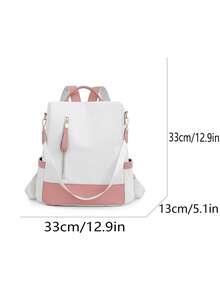 New Chinese Style Butterfly Print Sweet Women Backpack, Fashion, Suitable For Students, Commuting, Minimalist Outdoor Anti-Theft Waterproof Travel Multifunctional Bag - Pink - View 8