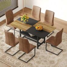 Dining Table & Chair Sets - Khaki - View 1