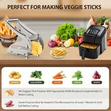 Professional Stainless Steel Potato Chip Cutter With 2 Blades - Convenient Potato Slicer For Home And Restaurant Use, Restaurant-Quality Kitchen Tool | Modern Kitchen Gadget | Durable Kitchenware - Multicolor - View 5