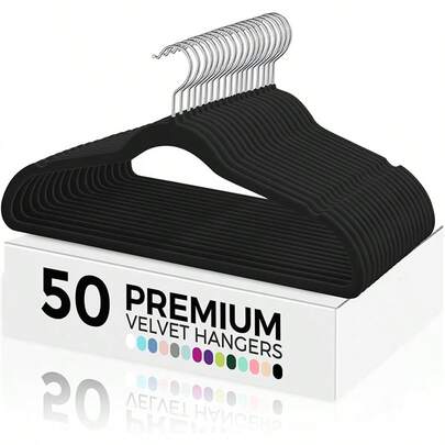 Velvet Clothes Hangers,Room Decor,Bathroom Deccor,Room Deocr,Can Hang Shirts, Coats, Pants And Skirts