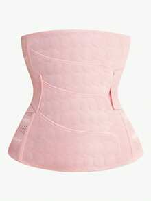 Faja reductora para mujer, Cinturón de compresión, Faja postparto - Rosa - Ver 5