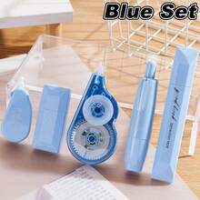 Mixed Shape Correction Tape Set, Retractable White Out Tape For Exam, Smooth Correction Tape, Reliable Liquid Paper Tape Eraser For School Office Supplies - Sets - View 9