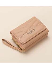 Cartera corta para mujer | Cartera de piel de PU acolchada con correa de muñeca y ranura para tarjetas para mujeres, cartera de dinero, cartera mini, cartera, cartera pequeña, cartera linda, cartera de muñeca, accesorios para maestros, bolsos lindos, muñequera - Multicolor - Ver 15