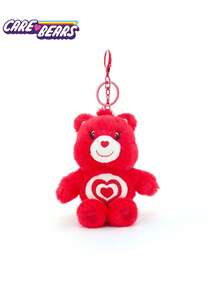 CARE BEARS 爱心熊毛绒钥匙扣套装，可爱钥匙扣，包包挂饰和钱包配件，可爱小熊钥匙扣，包包挂饰，礼物，钥匙圈手提包，单肩包，耳机盒，吊坠，个性化汽车包，钥匙挂钩，完美的手提包、单肩包和车钥匙配件 | 可爱卡通动物设计 | 理想的生日礼物，圣诞礼物 - 彩色 - 查看 17