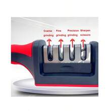 Afilador de cuchillos multifunción, afilador rápido de cuchillos para el hogar, piedra de afilar cuchillos y tijeras de cocina, herramienta práctica para afilar cuchillas - Imagen - Ver 3