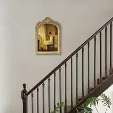 Picture Frame, Gold Vintage Arched Frame Decor For Tabletop And Wall Mounting, Antique Arched Photo Decor For Home, Gold, 6x8 Inch - GoldVintage6x8inches - View 11