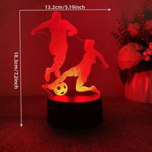 1pc 3D Cat Night Light, USB Powered Touch Control 7-Color Gradient, Creative Desktop LED Decorative Lamp For Bedroom, Living Room, Office And More - 彩色 - 查看 6