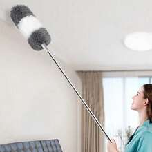 Ultra-Fine Fiber Duster, Extendable Microfiber Duster, Reusable, Bendable, Washable, For Cleaning Ceiling Fans, High Ceilings, Venetian Blinds, Furniture, Cars - Multicolor - View 18