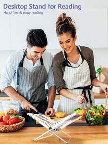 In Stock Cross-Border Acrylic Creative X-Shaped Desktop Book/Magazine/Album Display Stand - Multicolor - View 2