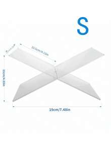 In Stock Cross-Border Acrylic Creative X-Shaped Desktop Book/Magazine/Album Display Stand - Multicolor - View 14
