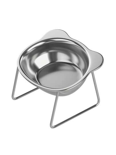 This Stainless Steel Pet Bowl Combines Safety, Health, And Practicality. Made Of Stainless Steel, It's And Odorless, Allowing Direct Contact With Pet Food And Water Without The Risk Of Bacterial Growth, Making Cleaning Easier.