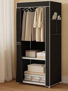 1 chiếc tủ quần áo di động nhiều tầng đa chức năng, dễ lắp ráp, dung tích lớn, tủ đựng đồ chống bụi cho phòng ngủ, tiết kiệm không gian, lưu trữ quần áo và chăn ga gối đệm đơn giản, lớp phủ chống bụi giúp phòng ngủ gọn gàng, phù hợp cho sinh viên, phòng ngủ, phòng trọ, nhà ở, trường học, quà tặng ngày lễ. - nhiều màu - Xem 5