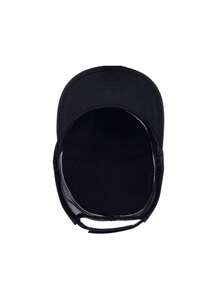 1pc Polyester Mesh Security Guard Cap, Adjustable Brim Hat For Duty, Guard, Security Work - A - View 7