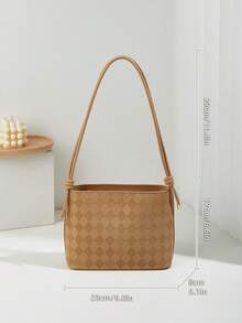 New Casual Fashion Women's Shoulder Bag With Adjustable Strap, Bucket Bag With Vibe, Suitable For Commuting, Dating, College Students And Office Ladies - Multicolor - View 10