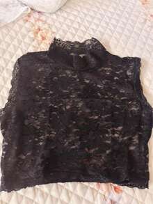 Women's Detachable Lace Collar, White Lace Collar, Black Lace Collar, Removable Collar Base, Vest Trim Lace Collar, Suitable For Daily Wear And Christmas Decoration - Multicolor - View 15