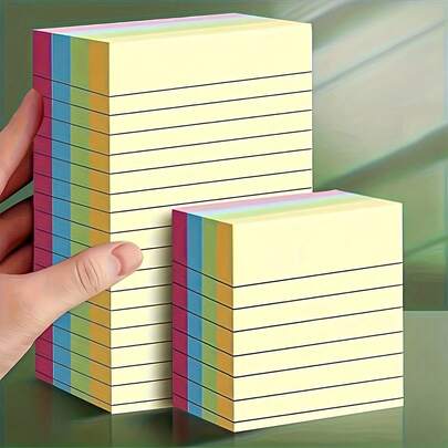 400pcs Memo Pad, Suitable For Office And School Use, For Leaving Messages, Planning, And Notes, Easy To Stick, Multi-Color, Back To School Supplies