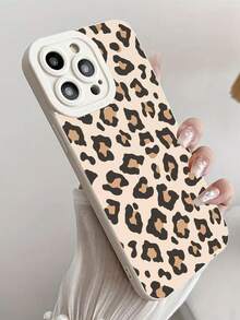 Full Leopard Print Painted Hollow Cat Eye Beige Shockproof Phone Case Compatible With Ip17, Ip14pro, Ip14promax, Ip13, Ip13pro, Ip13promax, P11, Ip11promax, Ip12, Ip12pro, Ip12promax, IpXR, IpXS, Ip15, Ip15pro, Ip15promax, Ip16, Ip16pro, Ip16promax, Ip17, Ip17pro, Ip17air, Ip17promax, Premium Protective Phone Case - Multicolor - View 5