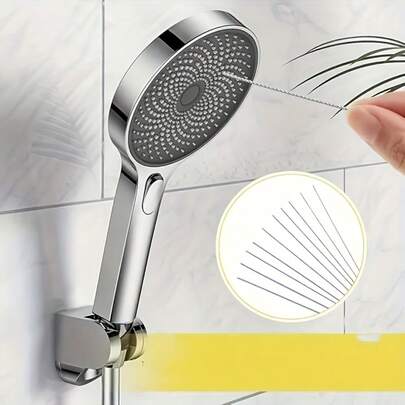 1 Box (10pcs) Stainless Steel Shower Head Cleaning Brush, With Multiple Brush Heads, Reusable, No Power Needed, Suitable For Cleaning Shower Heads, Small Holes And Bathroom Accessories. For Household, Kitchen And Bathroom Use. Bathroom Cleaning Tool | Stainless Steel.