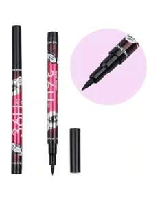 kit de 4 Delineador de ojos 36 horas intenso plumon delineador liquido delineador indeleble a prueba de agua Waterproof Punta Precisa - 01 Black - Ver 4