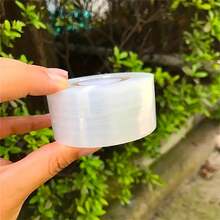 1 Roll Of Transparent Gardening Self-Adhesive Tape | Multi-Functional Plant Transplanting And Suturing Care Tape, PVC Material, Gardening Caretaker, Gardening Binding Knot > Winding Thread - Transparent Film - View 3