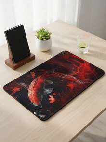 Large Size Mouse Pad, Waterproof Non-Slip Smooth Fabric Surface, Gilded Koi & Starry Sky Luxury Art Pattern, Suitable As Keyboard Pad, Desk Mat Or Book Stand For Gamers, Office And Dorm, Compatible With Mouse And Trackball, Great Gift For Gamers, Electronics > Computer & Office > Mouse Pads & Wrist Rests > Mouse Pads - View 1