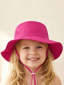 1-3Y3-6Y6-10Y Kids' Bucket Hat Summer Outdoor Sun Protection UV-Blocking Mesh Breathable Quick-Dry Sun Hat Beach Hat - 1PC - View 9