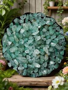 5-8毫米天然绿松石珠 - 30克/300克/多色碎石，不对称水晶宝石，用于DIY珠宝制作 - 手镯、耳环、项链工艺品 - 彩色 - 查看 6