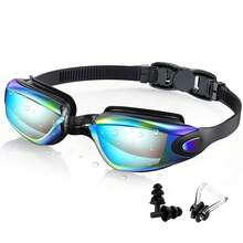 1pc Anti-Fog Anti-UV Anti-Leakage Adjustable Adult Men Women Youth Professional Swimming Goggles - Multicolor - View 17