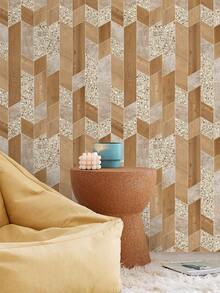 BVL Wall Paper - Warm Wood and Stone Texture - View 8