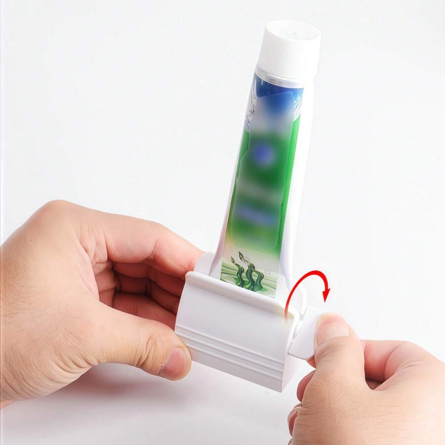 Dụng cụ bóp kem đánh răng với thiết kế con lăn lò xo, dễ dàng lấy hết kem đánh răng, sữa rửa mặt và các sản phẩm dạng tuýp còn lại. Chất liệu bền chắc, thao tác thuận tiện, giúp giữ cho mặt bàn luôn gọn gàng.