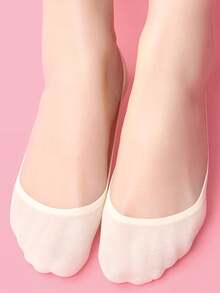 1/5/10/20/30 pares de calcetines tipo barco para mujer, calcetines cortos y poco profundos invisibles, con silicona antideslizante, que no se caen, delgados y transpirables para primavera y verano, estilo Ins - Multicolor - Ver 2