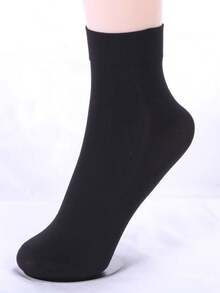 1/5/10/20双装女士薄袜，夏季隐形水晶丝袜，防勾丝，耐穿，防滑，无缝，裸色透明，适合秋季穿着 - 彩色 - 查看 7