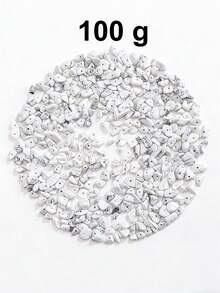 5-8毫米天然绿松石珠 - 30克/300克/多色碎石，不对称水晶宝石，用于DIY珠宝制作 - 手镯、耳环、项链工艺品 - 彩色 - 查看 36