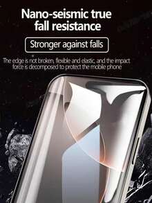 Hydrogel Screen Protector 2pcs Anti-Dust Water Gel Screen Protector Compatible With Iphone 17 Pro Max 6.9 Inch Fit For 17 Pro/17/17 Air/16 Pro Max/16/16 Pro/16 Plus/15 Pro Max/15/15 Pro/15 Plus/14 Pro Max/14/13 Pro Max/12/11 HD Clear Gel Screen Protector Support Fingerprint Unlock Ultra-Thin Self-Healing Easter Spring Gift - Clear - View 4