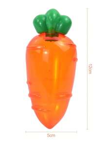 10个装复活节塑料胡萝卜糖果盒创意透明礼盒复活节派对装饰家居儿童生日回礼用品婴儿派对装饰派对回礼婴儿派对感谢礼物送给客人男孩女孩糖果装饰 - 彩色 - 查看 10