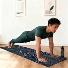 1 片 71*22 英寸瑜伽垫，多种花卉图案可选 - 防滑耐磨，加宽加厚健身垫，家用/专业初学者瑜伽训练垫 - 彩色 - 查看 7