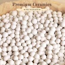 Natural Ceramic Pie Weights, Reusable Baking Beads For Perfect Pie Crust - Baking Stone - View 2