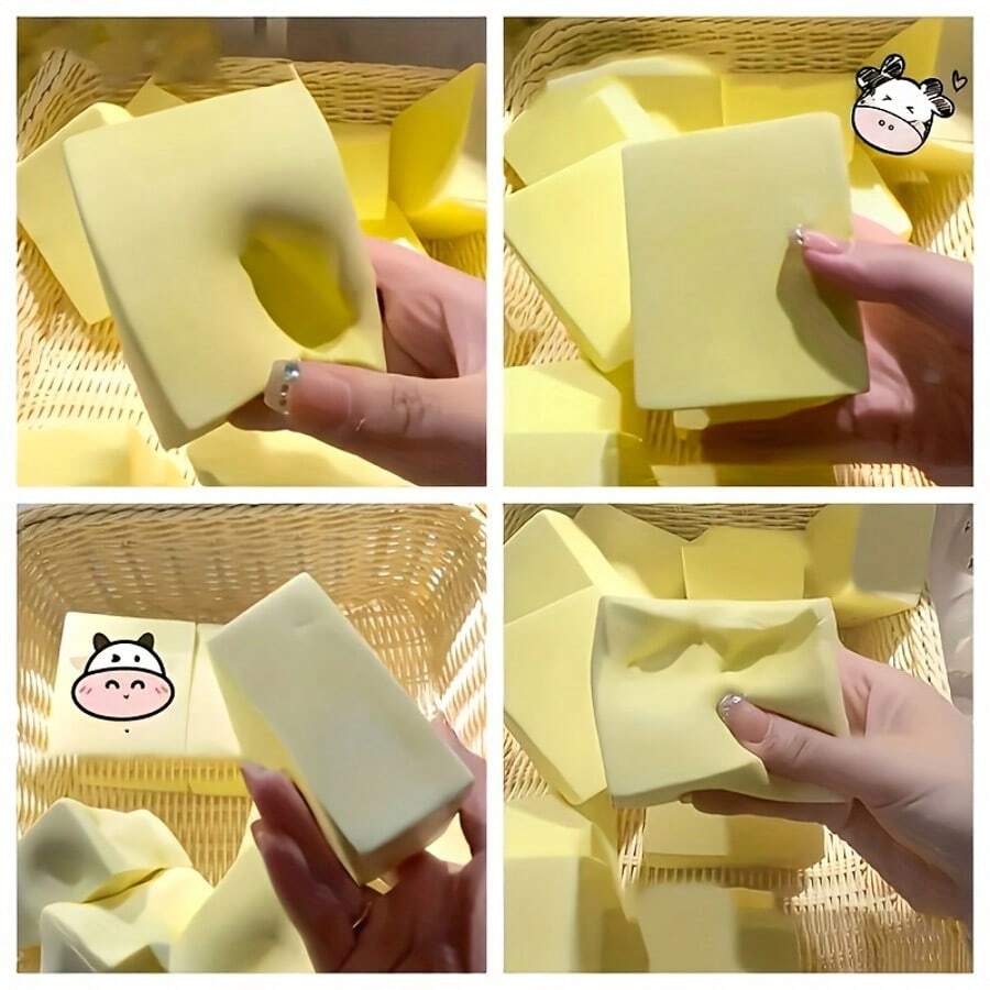 2个柔软Q弹捏捏球，质地光滑 - 学生减压玩具，揉捏乐趣，慢回弹，万圣节、圣诞节和生日的完美礼物