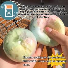 1/2个酥脆挤压球，缓解焦虑玩具，玩具，手部压力缓解玩具，复活节玩具，挤压玩具，减压玩具，焦虑与放松，派对礼物，礼品袋填充物，生日礼物，毛绒挤压玩具，Taba形状的挤压玩具，用于缓解压力 - 彩色 - 查看 6