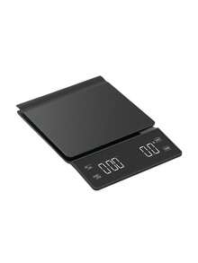 家用LED数字定时咖啡秤，带防水垫，多功能厨房烘焙秤，蔬菜水果秤，单位切换按钮，茶叶秤，带计时功能，厨房工具（不含电池） - 彩色 - 查看 11