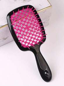 1pcs Hollow Comb Hollow Wide Tooth Comb Women Girls Scalp Massage Comb Hair Brush For Wet Or Dry Hair Detangling Hair Brush, Hollow Hair Comb For Scalp Massage And Hair Care Easy To Grip - Suitable For Men And Women, Back To School, Travel Holiday Essentials, Brushes, Edge Brush Hair Comb Hair, Detangling Brush, Comb, Slick Back Brush, Hairbrush, Hair Brush, Barber, Hairdressing Equipment, Hairdressing, Hair Brush, Brush Hair Brush Set, Comb Hair, Comb For Curls, Detangling Brush, Hair Brush For Women, Barbershop, Hairdressing Equipment - 米白色+粉紅色 - 查看 7