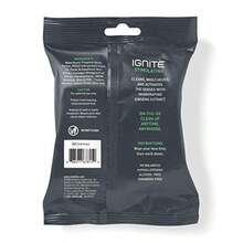 Ignite Mens Body Wet Wipes Extra Thick 8" X 8" Shower Wipes Stimulating Scent 10 Count - Kích thích - Xem 2