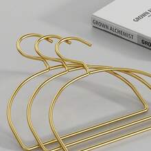 5pcs/10pcs Gold Metal Scarf, Tie, Shawl, Headband Hangers - Gold - View 5