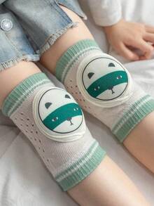 1双卡通网眼透气婴儿护膝护肘，适合幼儿和婴儿 - 彩色 - 查看 3