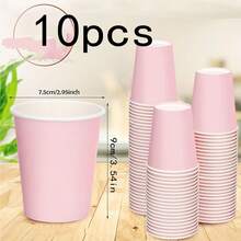 20/40个装马卡龙粉色烘焙纸杯，加厚防油耐热纸杯蛋糕衬垫，高品质甜点杯，适用于家庭烘焙、派对、婚礼、毕业典礼及其他聚会场合 - 查看 11