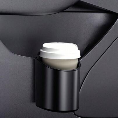 Car Door Cup Holder Box, Rear Clip Beverage Holder Storage Box, Universal Car Seat Back Cup Holder Storage Box